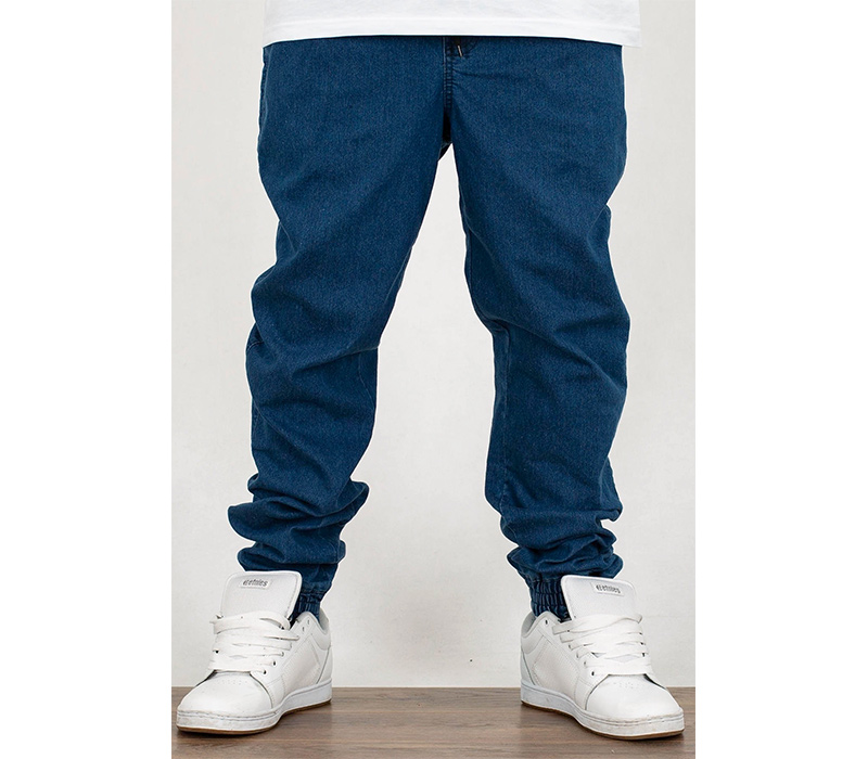 SPODNIE JEANSOWE JOGGER STREET AUTONOMY POPULAR DARK BLUE