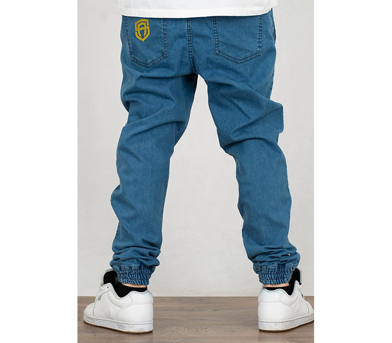 SPODNIE JEANSOWE JOGGER STREET AUTONOMY POPULAR MEDIUM BLUE