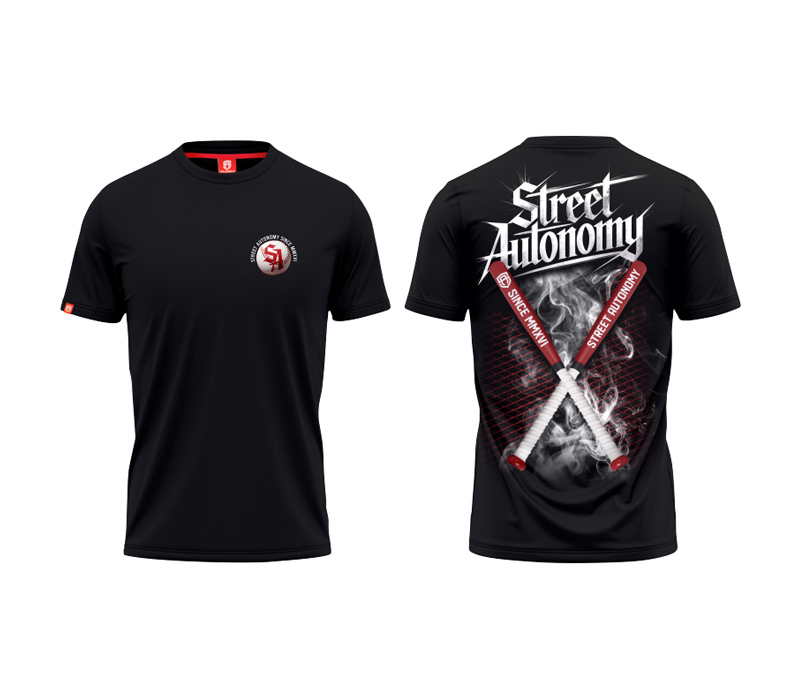 KOSZULKA STREET AUTONOMY BATS BLACK