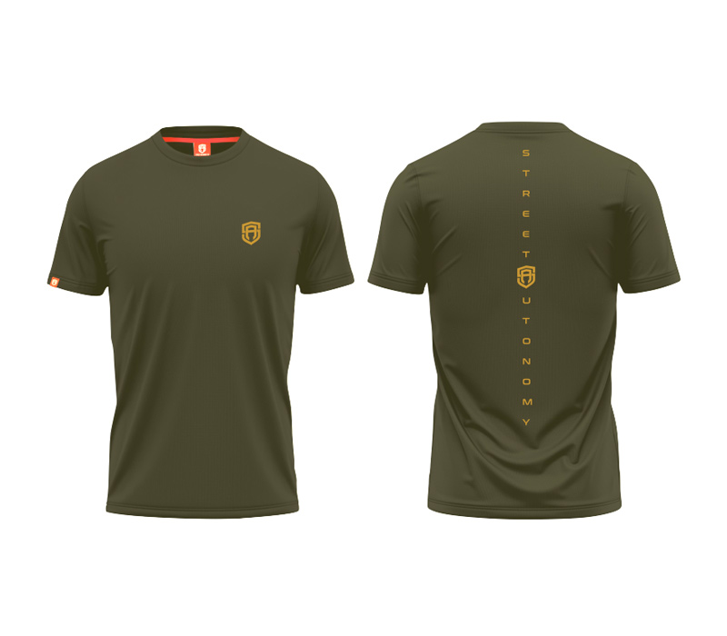 KOSZULKA STREET AUTONOMY BEKZ KHAKI/GOLD