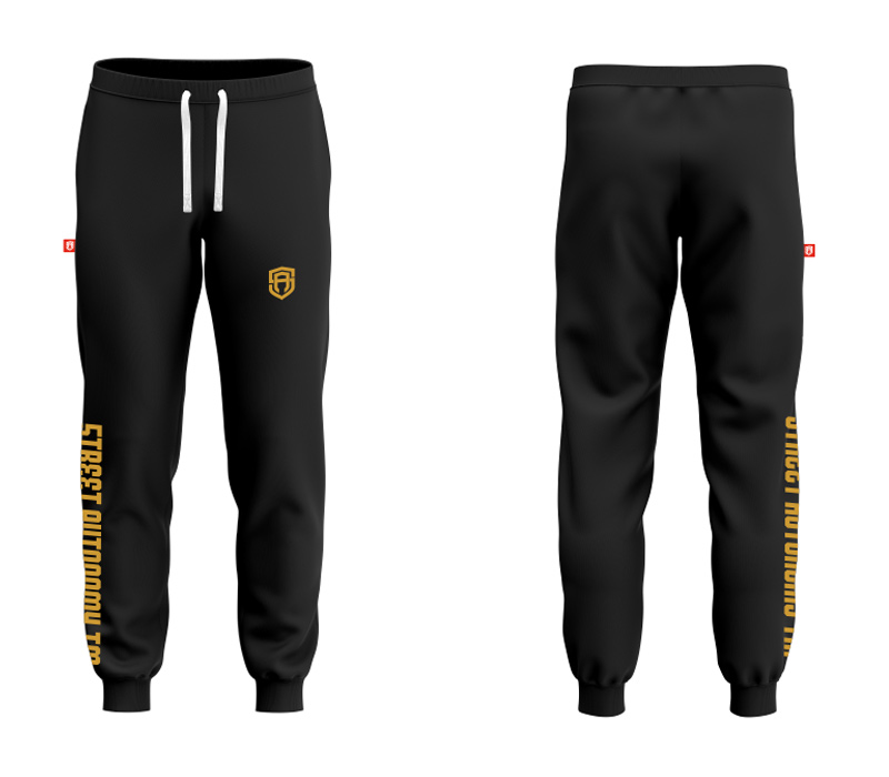 SPODNIE DRESOWE STREET AUTONOMY KETSA BLACK/GOLD