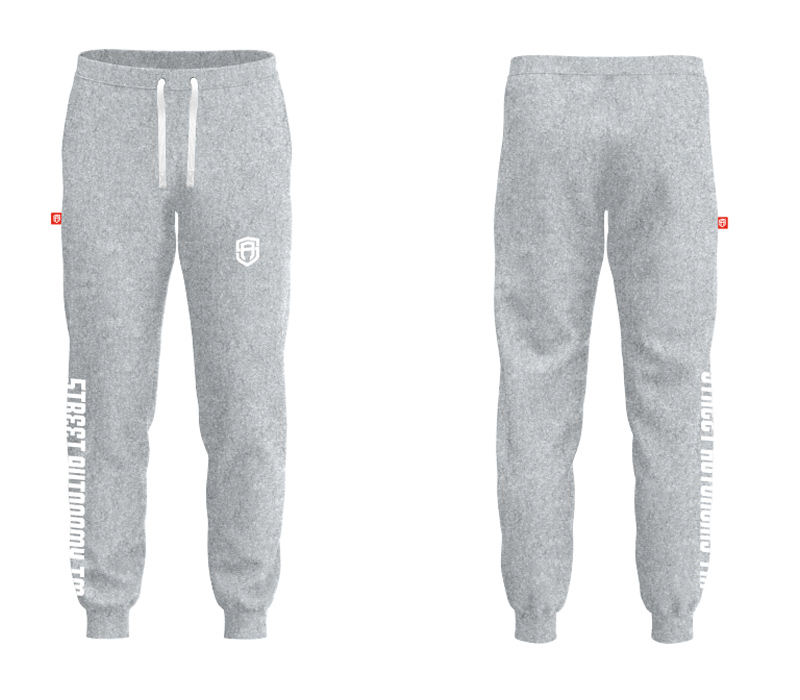 SPODNIE DRESOWE STREET AUTONOMY KETSA MELANGE/WHITE