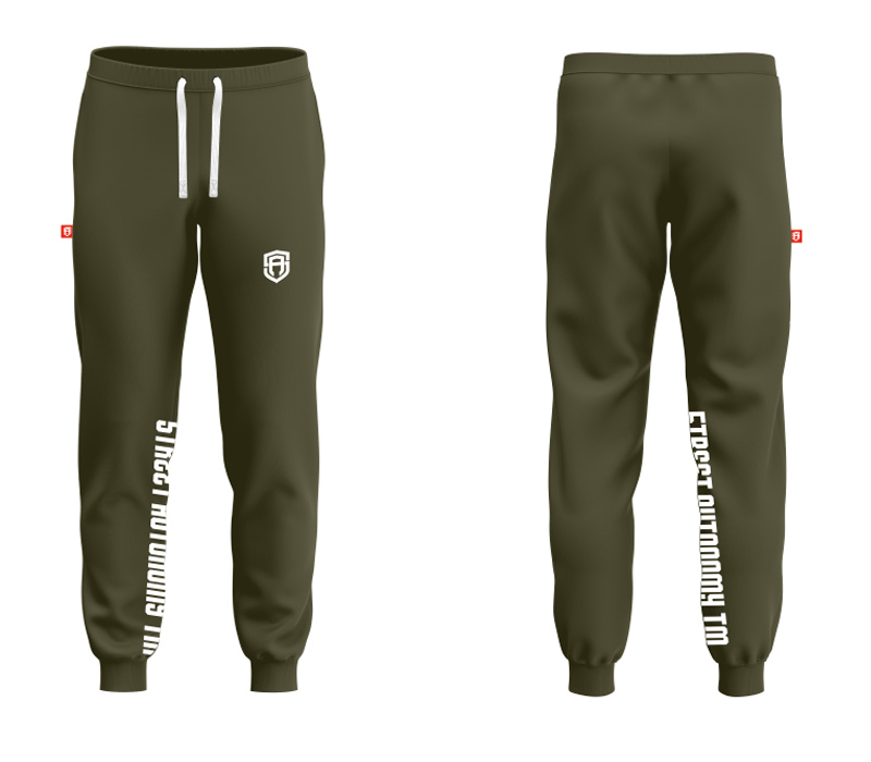 SPODNIE DRESOWE STREET AUTONOMY SAKET KHAKI/WHITE