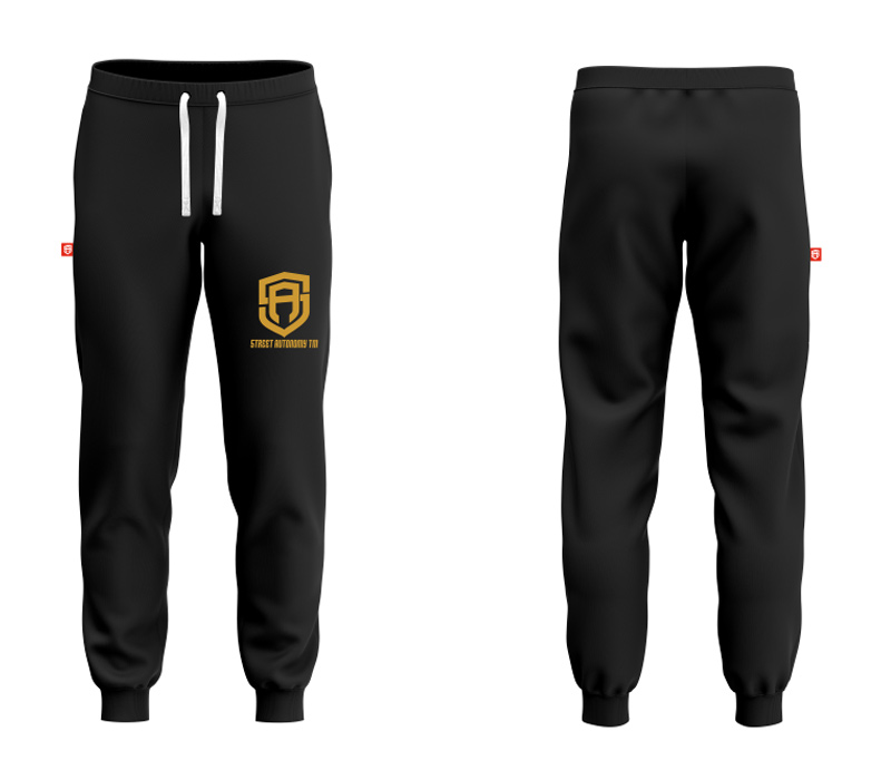 SPODNIE DRESOWE STREET AUTONOMY MONUM BLACK/GOLD