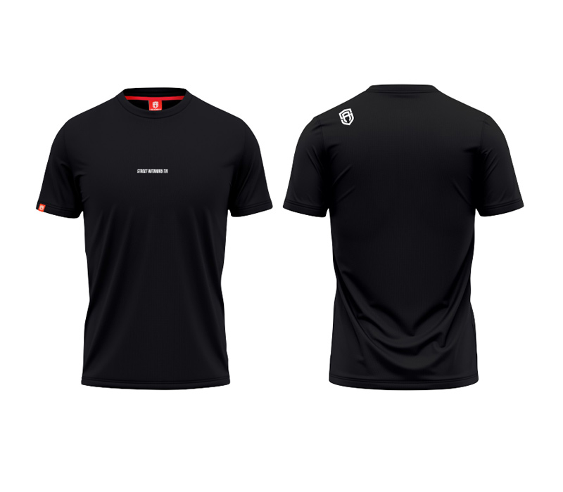 KOSZULKA STREET AUTONOMY NAJS BLACK/WHITE