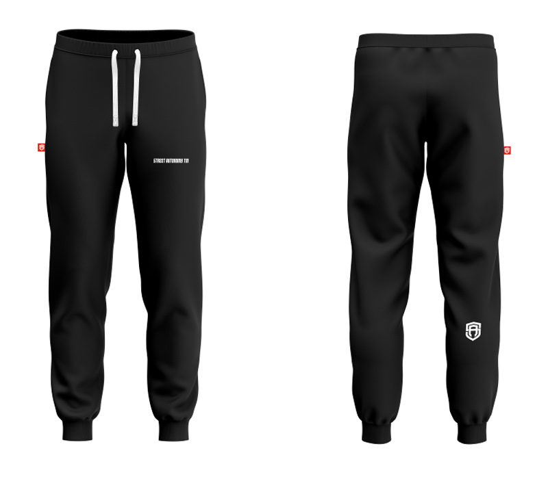 SPODNIE DRESOWE STREET AUTONOMY NAJS BLACK/WHITE