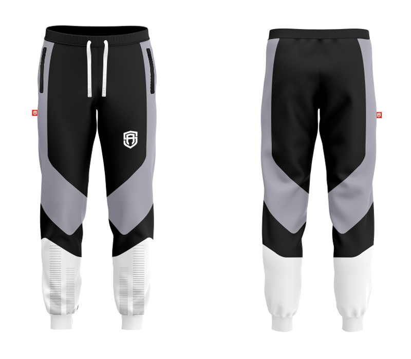 SPODNIE POLIESTROWE STREET AUTONOMY COSMO WHITE/BLACK