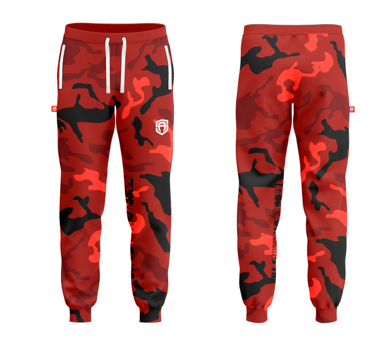 SPODNIE POLIESTROWE STREET AUTONOMY CAMON RED