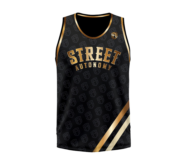 TANK TOP STREET AUTONOMY GRAVER BLACK/GOLD