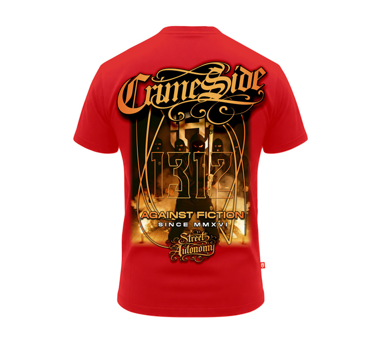 KOSZULKA STREET AUTONOMY CRIMESIDE RED