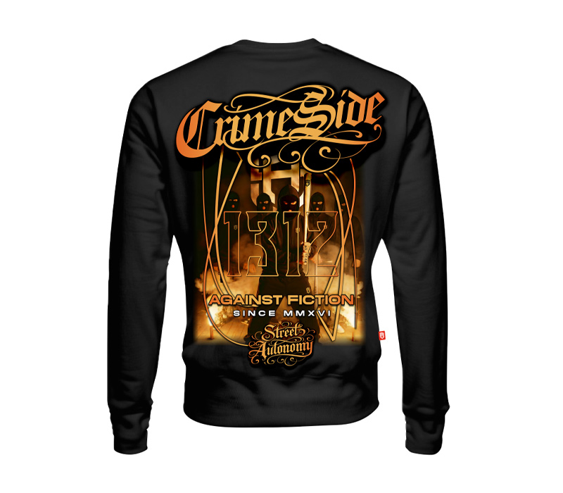 BLUZA BEZ KAPTURA STREET AUTONOMY CRIMESIDE BLACK