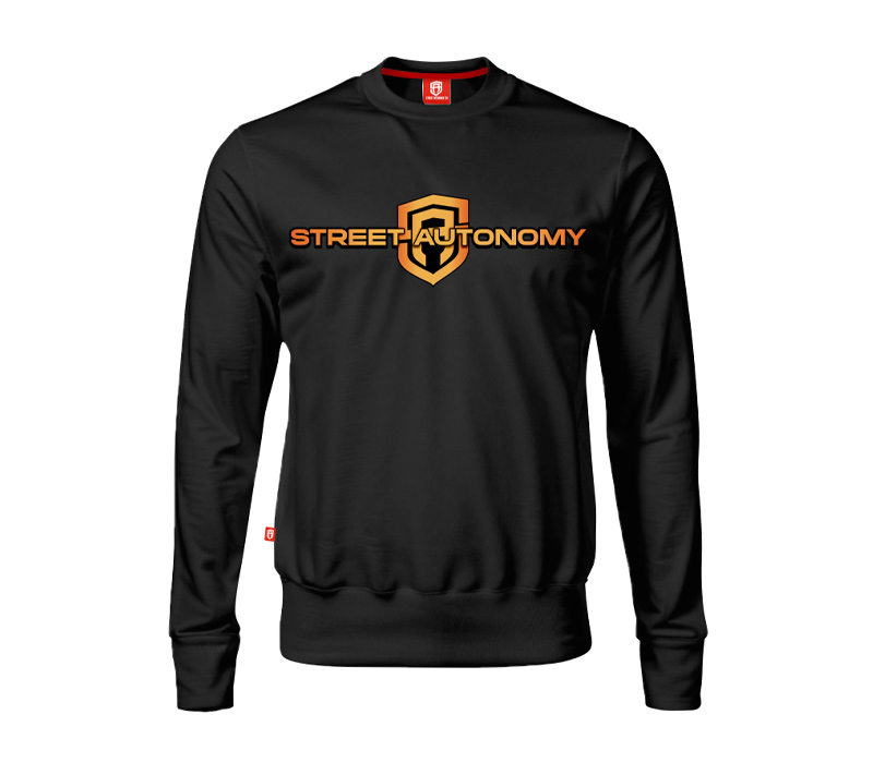 BLUZA BEZ KAPTURA STREET AUTONOMY CRIMESIDE BLACK