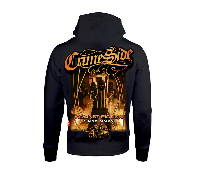 BLUZA Z KAPTUREM STREET AUTONOMY CRIMESIDE BLACK