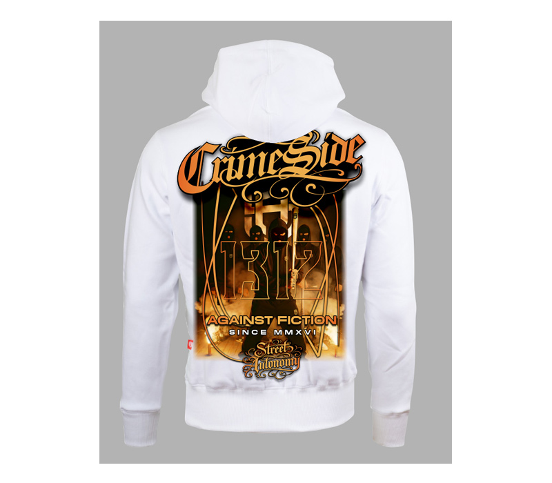 BLUZA Z KAPTUREM STREET AUTONOMY CRIMESIDE WHITE