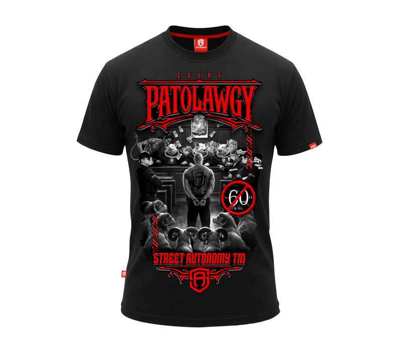 KOSZULKA STREET AUTONOMY PATOLAWGY 3 BLACK