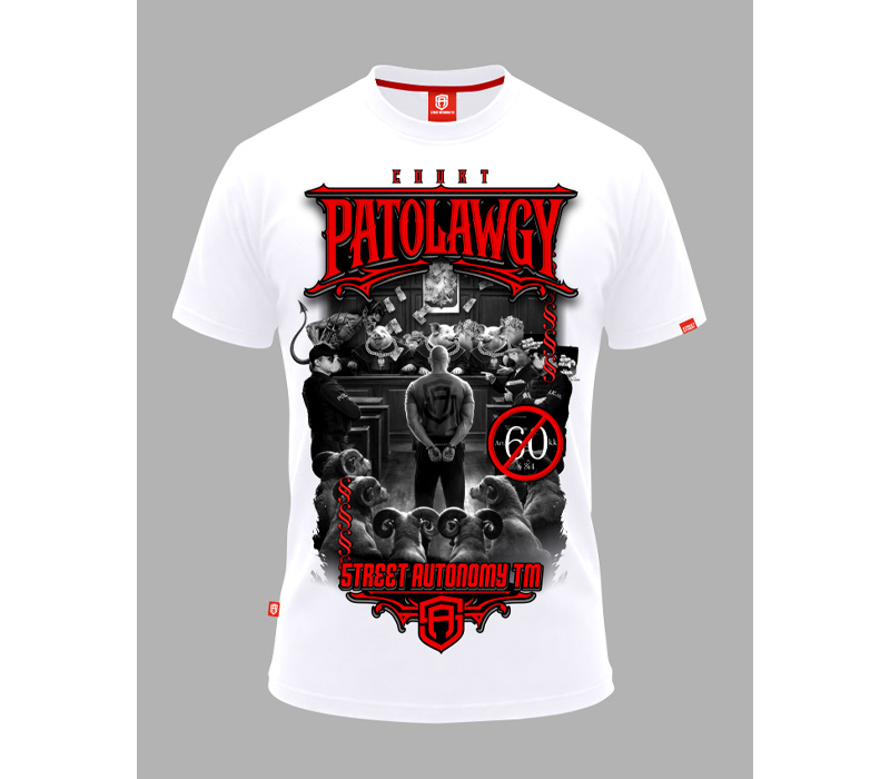 KOSZULKA STREET AUTONOMY PATOLAWGY 3 WHITE