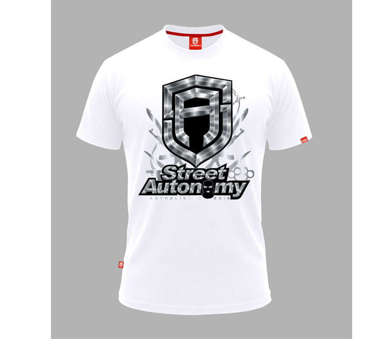 KOSZULKA STREET AUTONOMY SILVERWEAPON WHITE