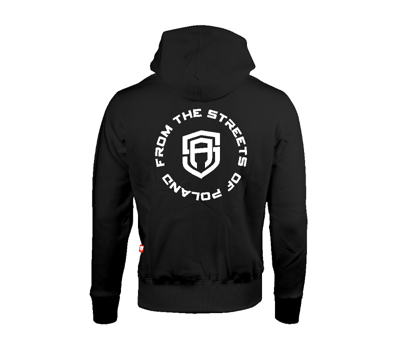 BLUZA Z KAPTUREM STREET AUTONOMY FROM BLACK