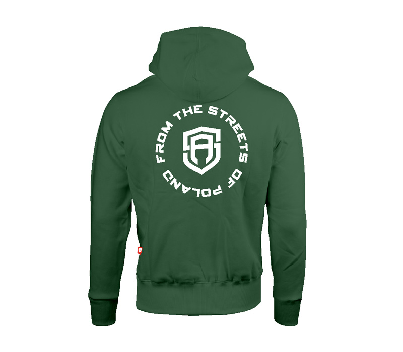 BLUZA Z KAPTUREM STREET AUTONOMY FROM GREEN
