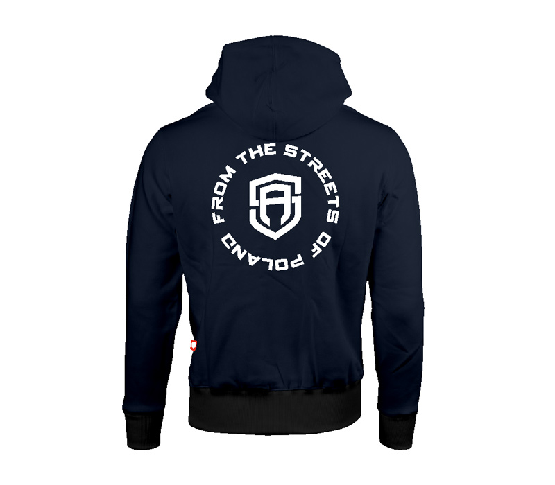 BLUZA Z KAPTUREM STREET AUTONOMY FROM DARK BLUE