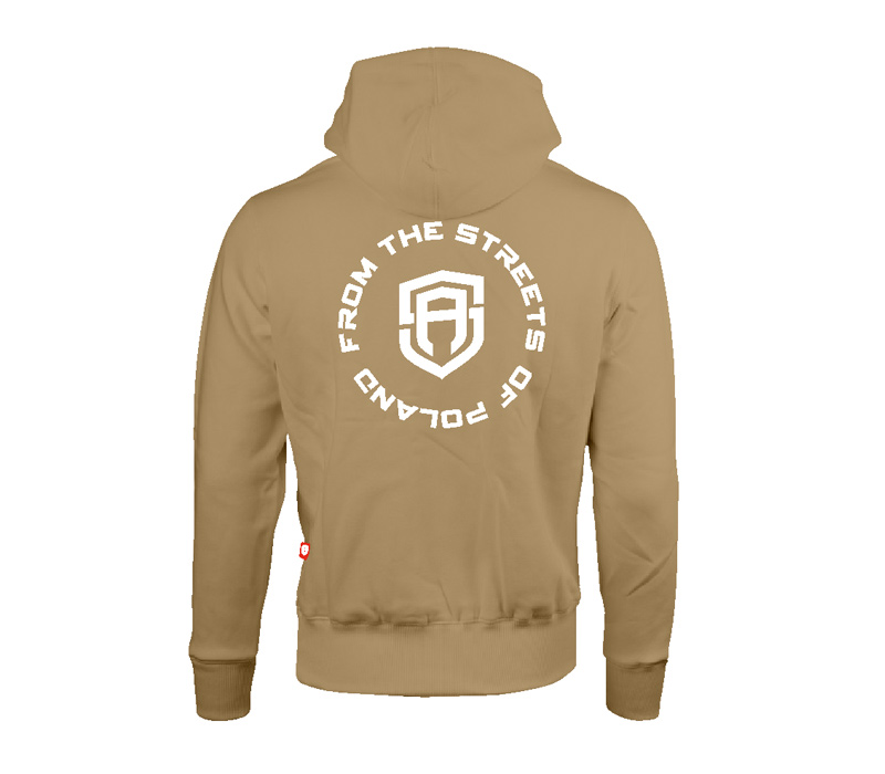 BLUZA Z KAPTUREM STREET AUTONOMY FROM BEIGE