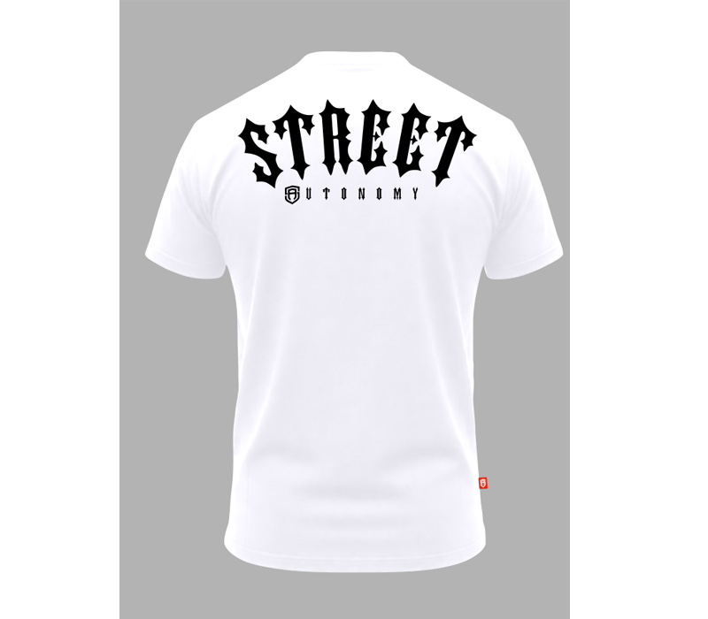 KOSZULKA STREET AUTONOMY ARCHI WHITE/BLACK