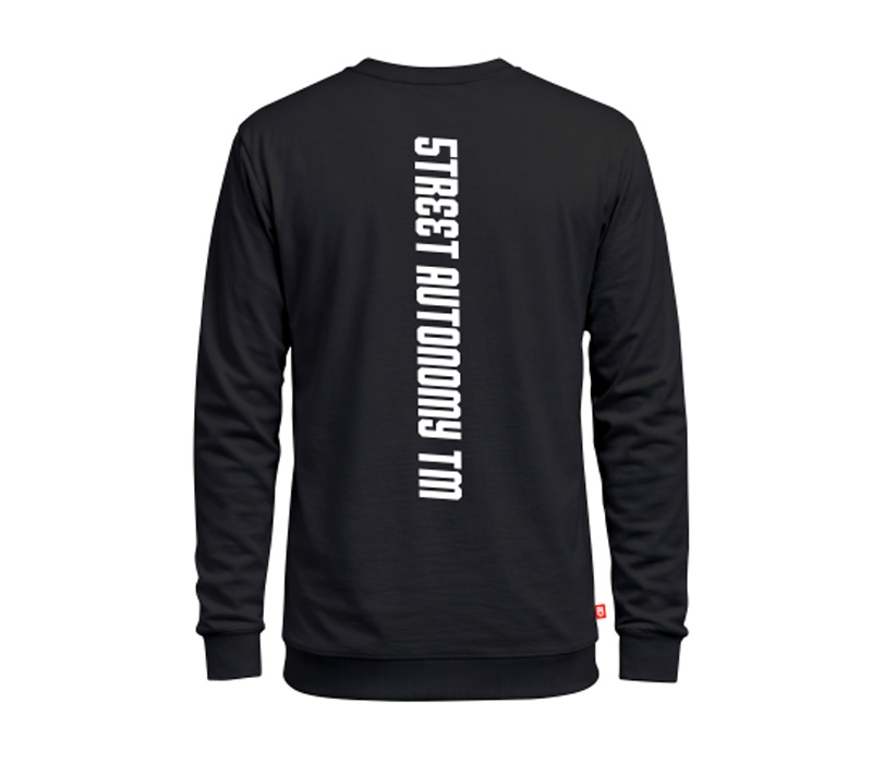 LONGSLEVE STREET AUTONOMY BALANS BLACK/WHITE